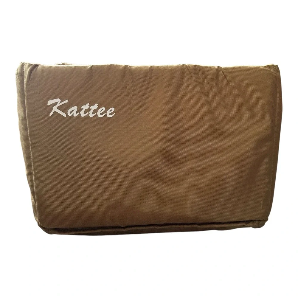 Kattee Black Canvas Leather Messenger Bag Crossbody Satchel Laptop Shoulder Bag